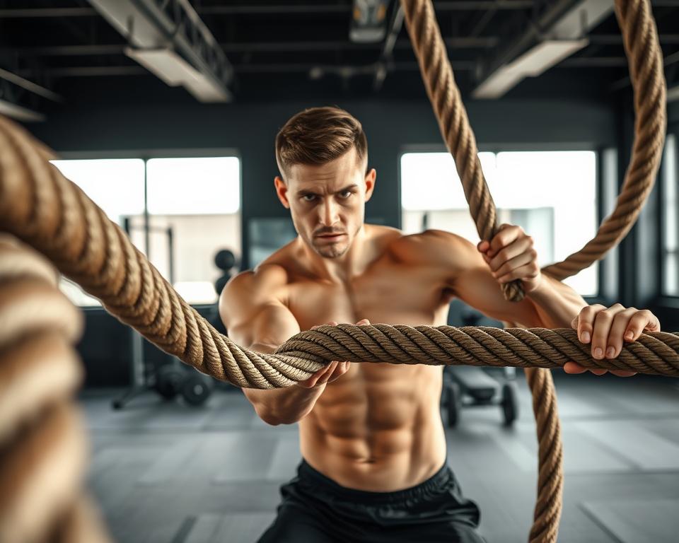 battle rope übungen