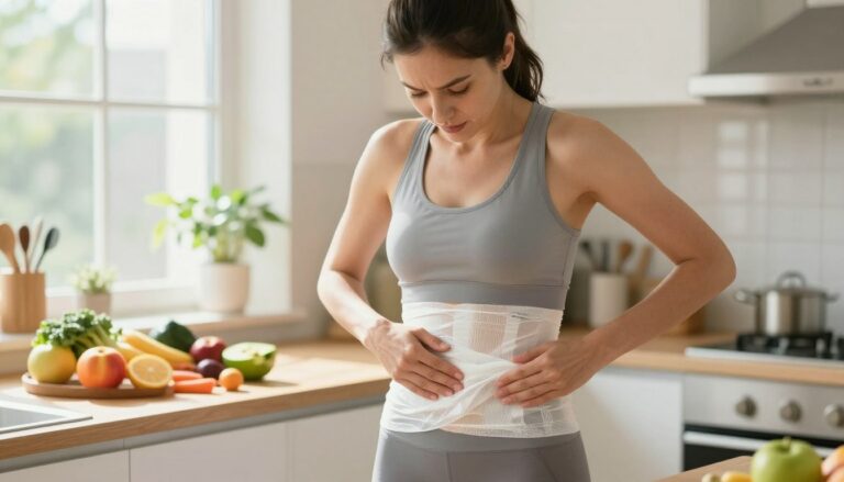 frischhaltefolie bauch wie lange